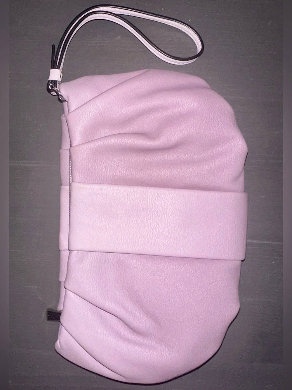 Simply Vera Wang Soft Pleated Wristlet Clutch with Zipper - Ombré Lavender